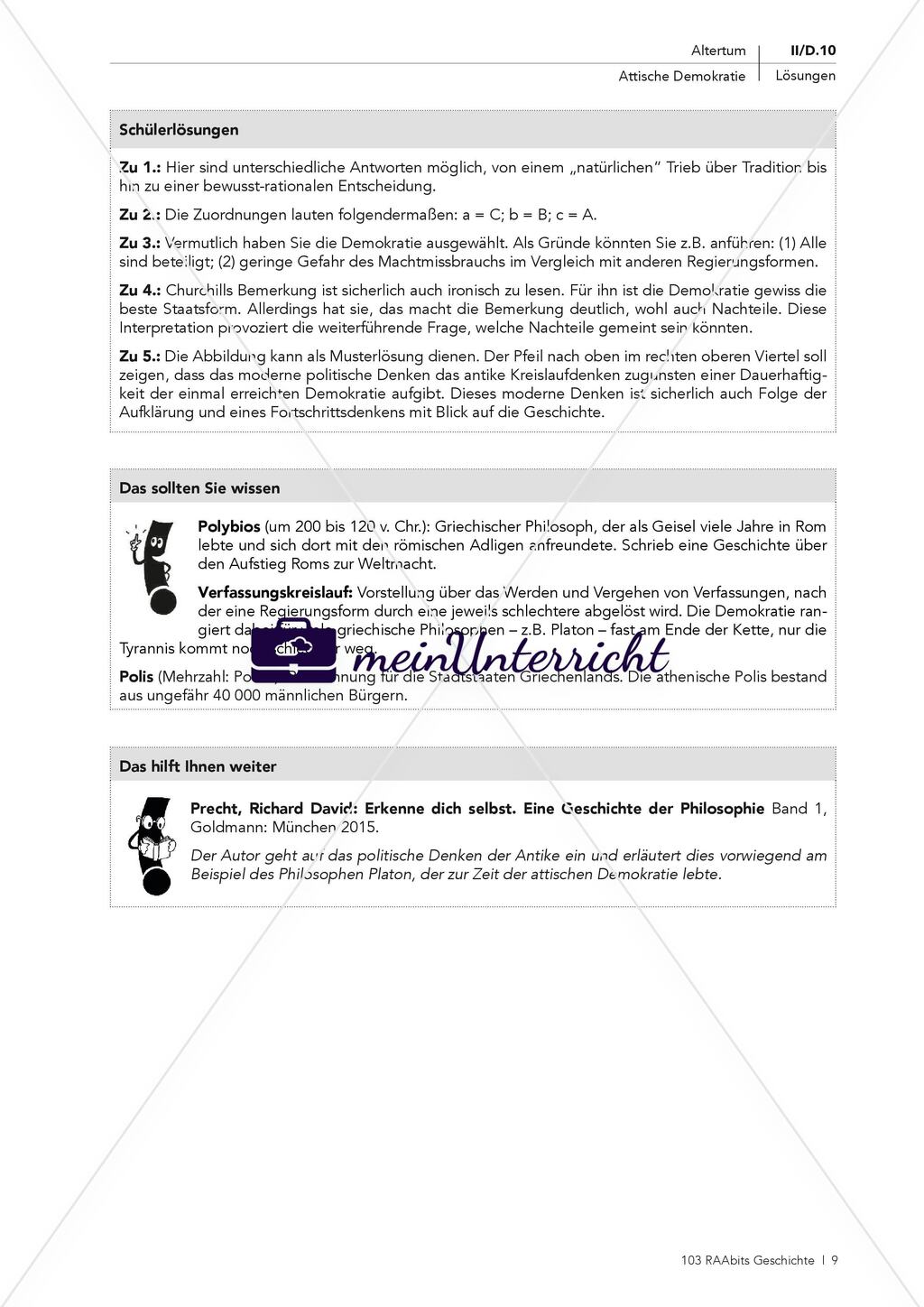 Das Leben in einem Staat: Gründe und verschiedene Herrschaftsformen Preview 3