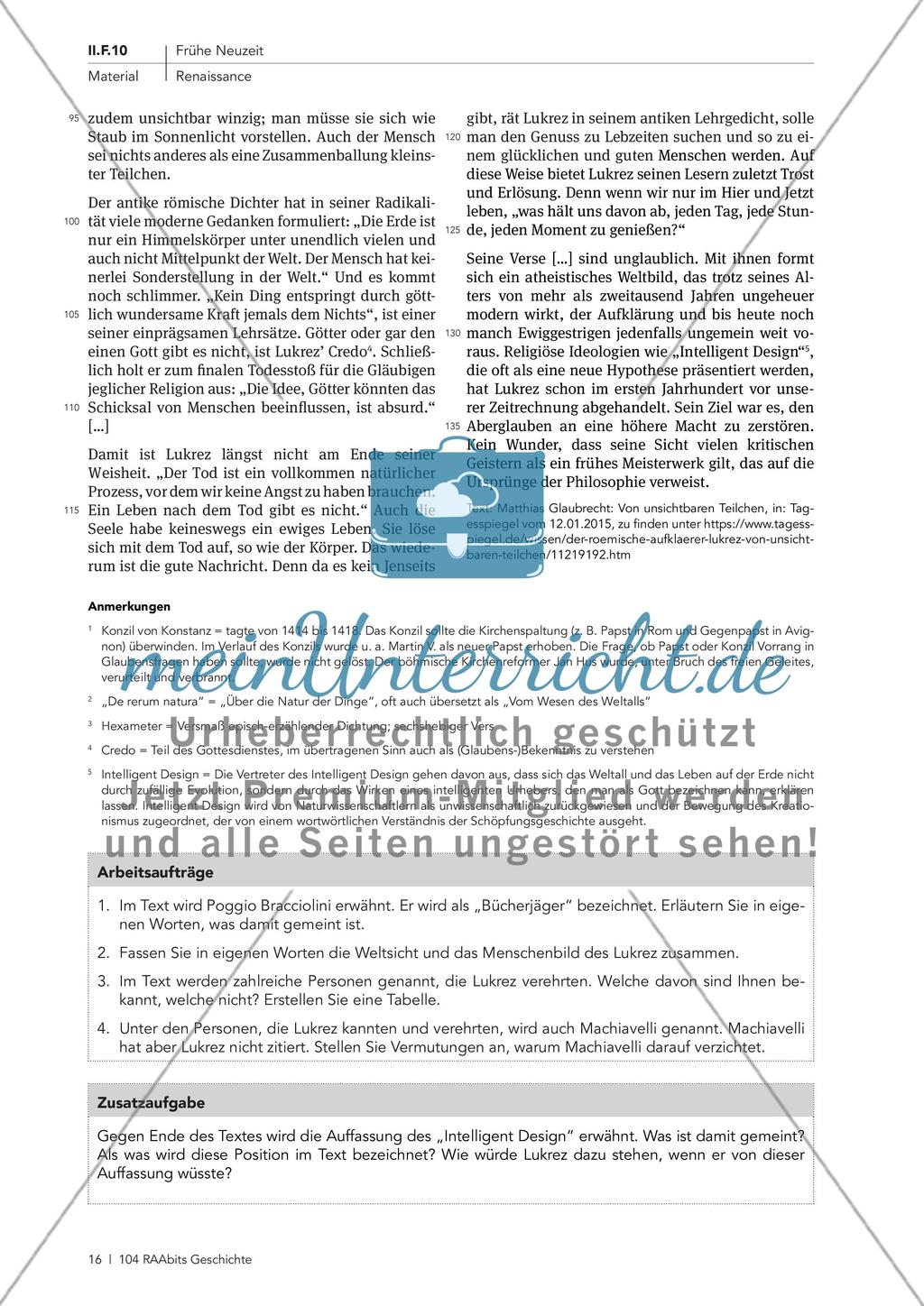 Menschenbilder im Laufe der Zeit: Antiker Grundgedanke Preview 2