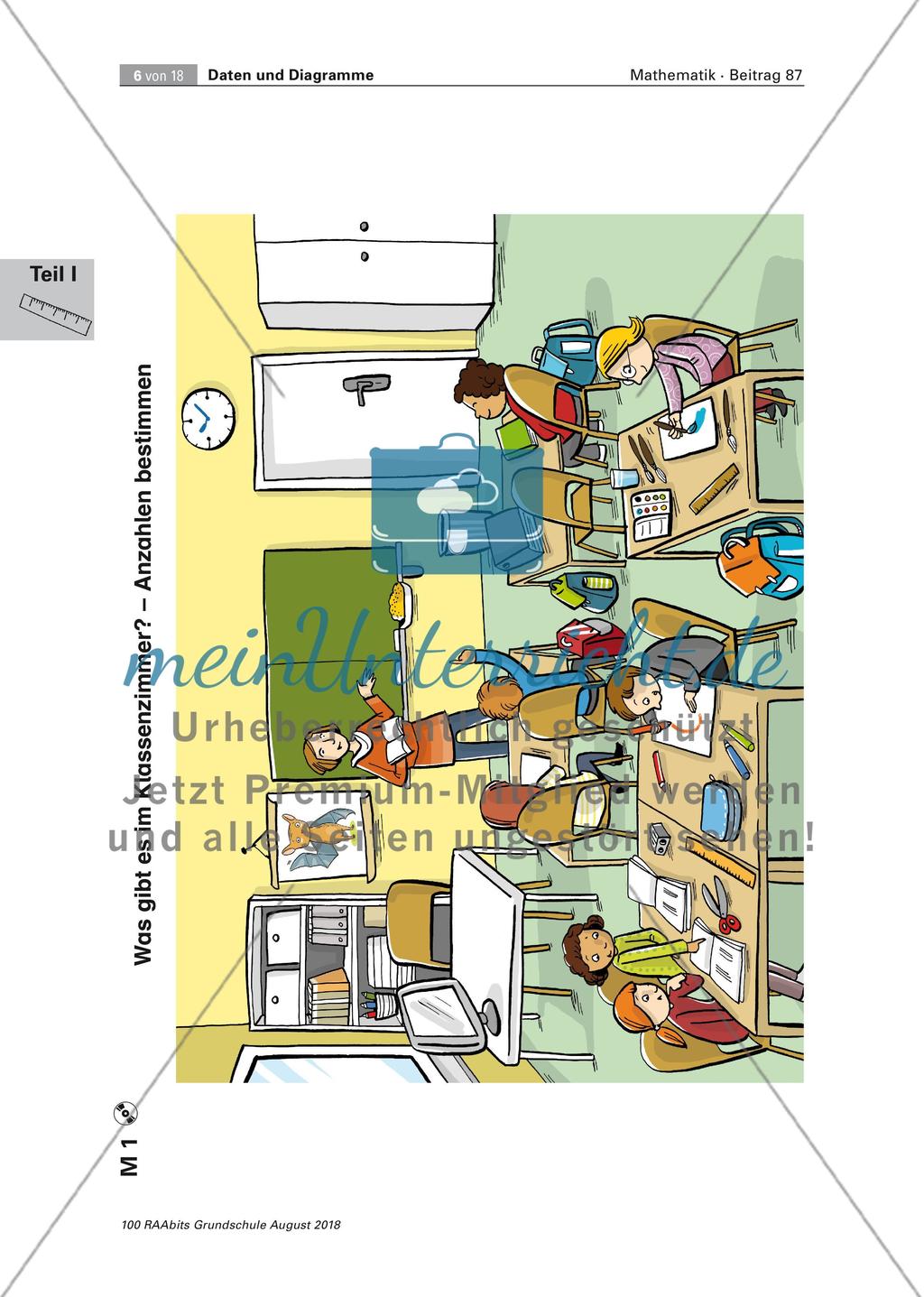 Unsere Klasse in Zahlen: Daten und Diagramme Preview 6