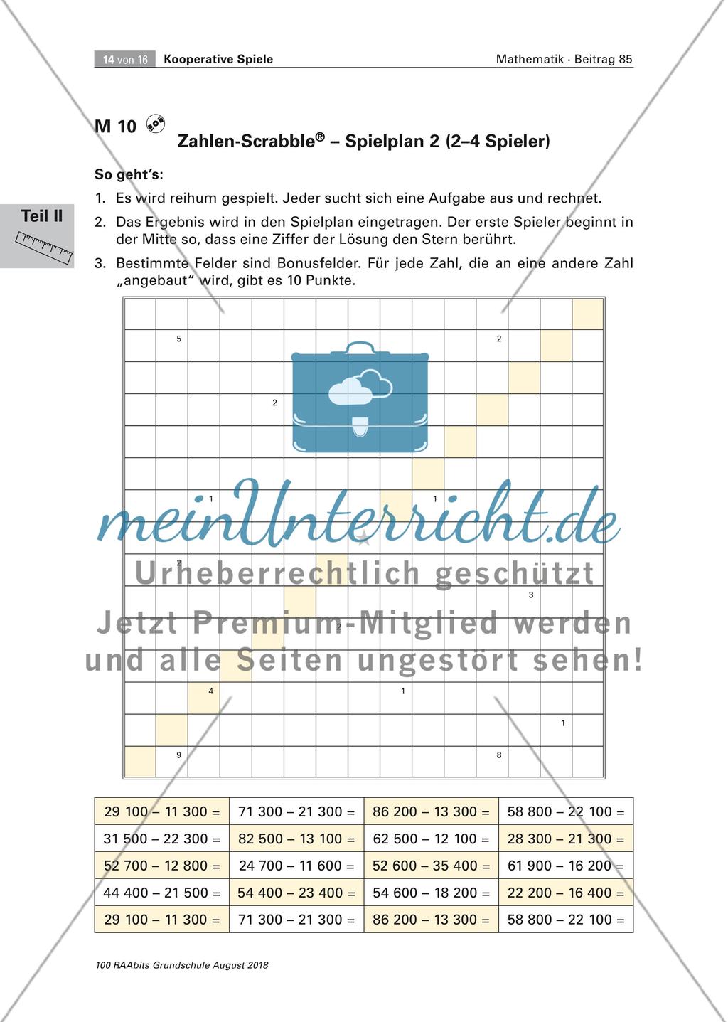 Kooperative Spiele zur Zahlraumerweiterung Preview 14