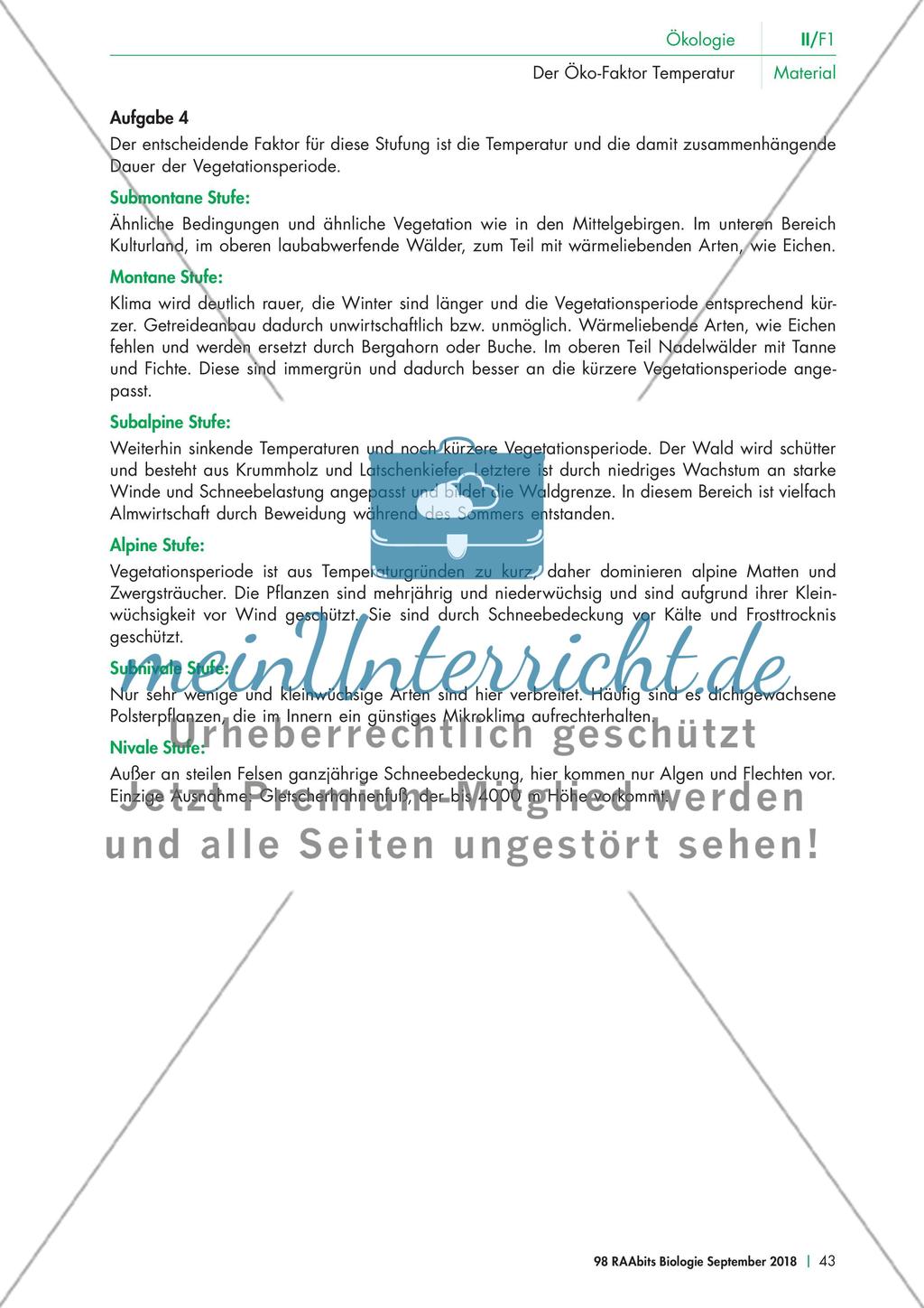 Der Einfluss der Temperatur auf Pflanzen Preview 5