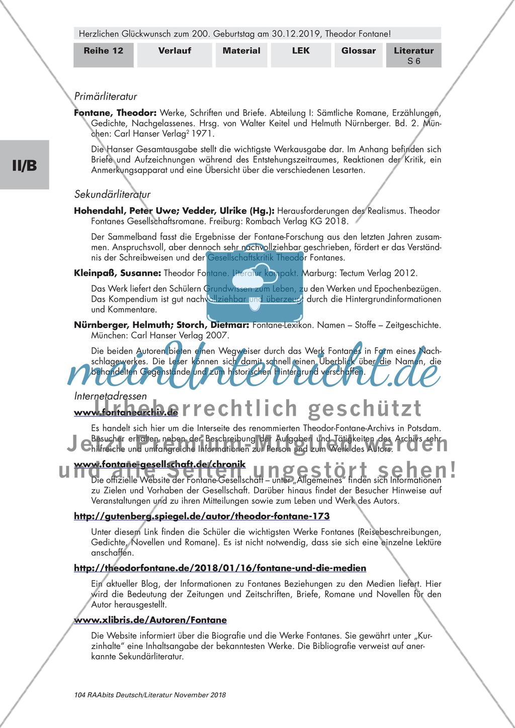 Theodor Fontane's 200. Geburtstag: Ergebnissicherung Preview 12