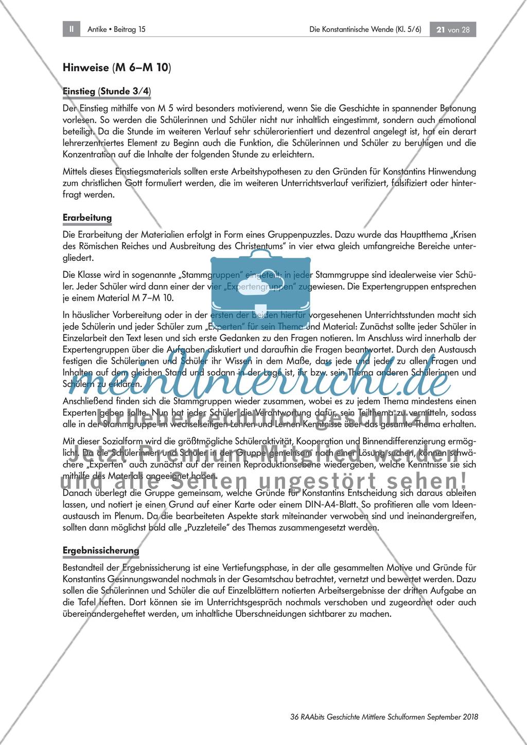 Konstantin der Große und seine Bedeutung für das Christentum 