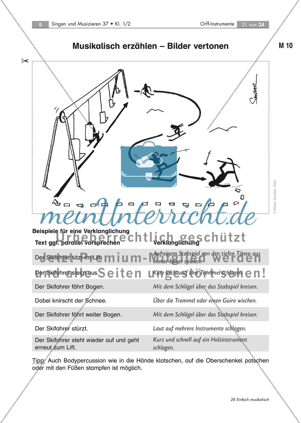 Der musikalische Alltag von Orffus, dem Zauberer Orff-Instrumente kennenlernen und ausprobieren Stand: Dezember 2018 Preview 21