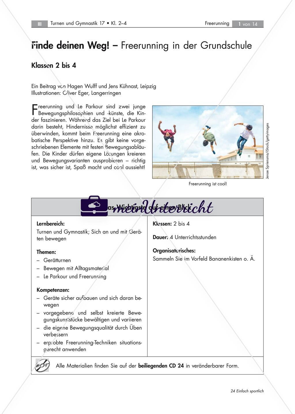 Freerunning: Neue Bewegungsvarianten Preview 1