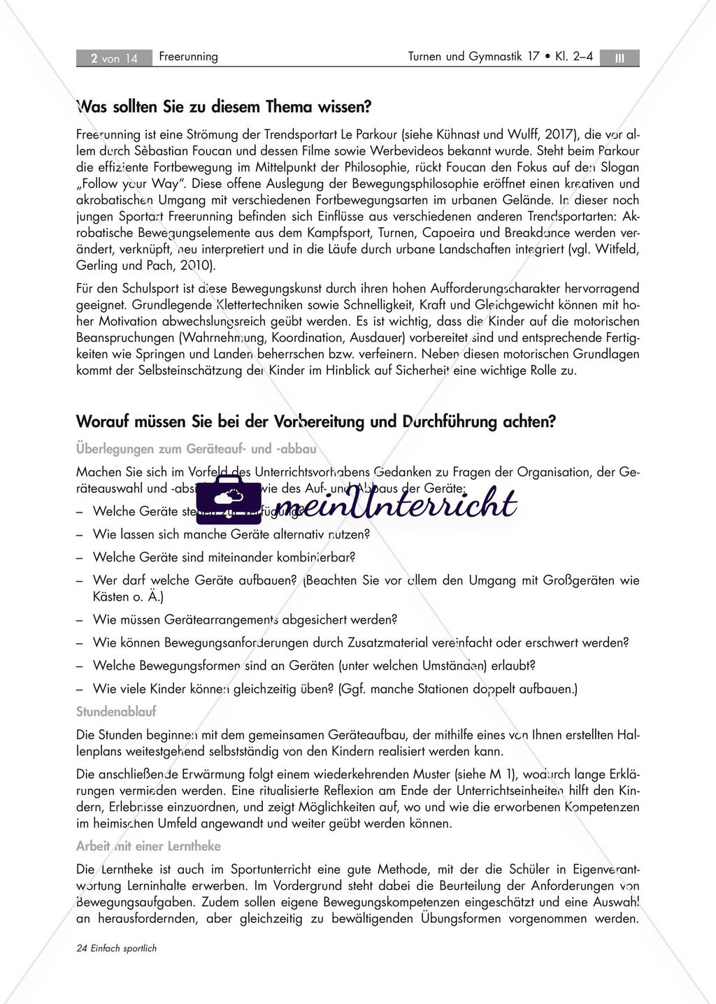 Freerunning: Neue Bewegungsvarianten Preview 2