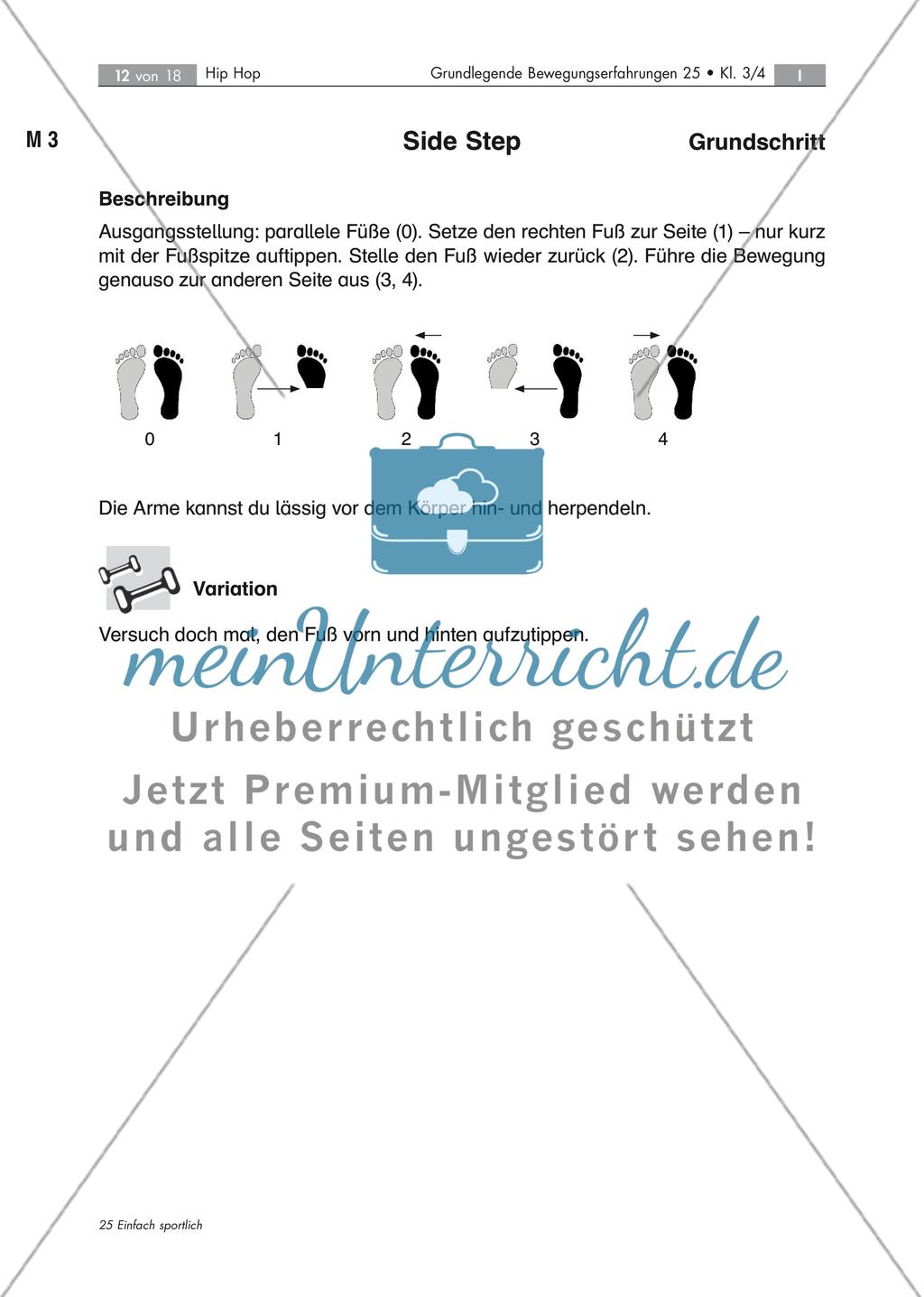 Bewegungserfahrung Hip Hop: Rhythmusschulung Preview 12