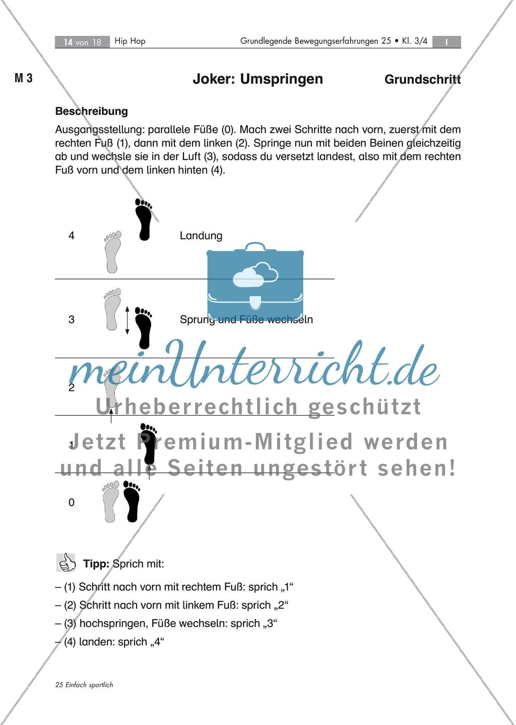 Bewegungserfahrung Hip Hop: Rhythmusschulung Preview 14