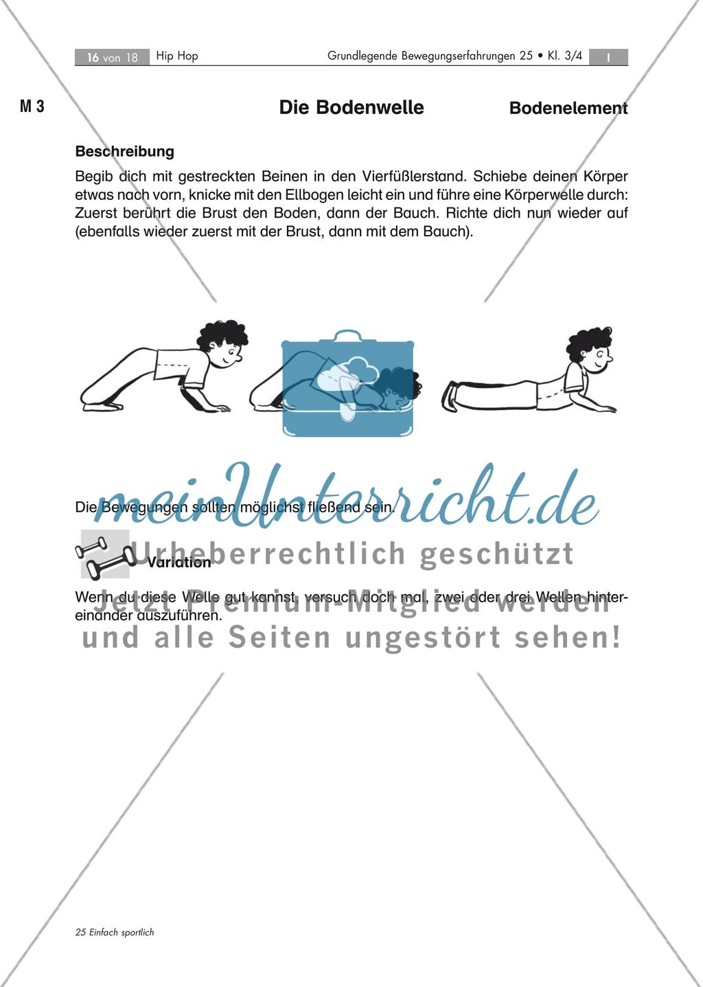 Bewegungserfahrung Hip Hop: Rhythmusschulung Preview 16