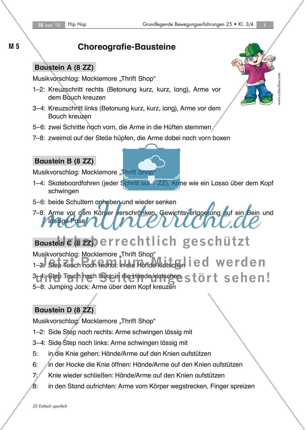 Bewegungserfahrung Hip Hop: Rhythmusschulung Preview 18