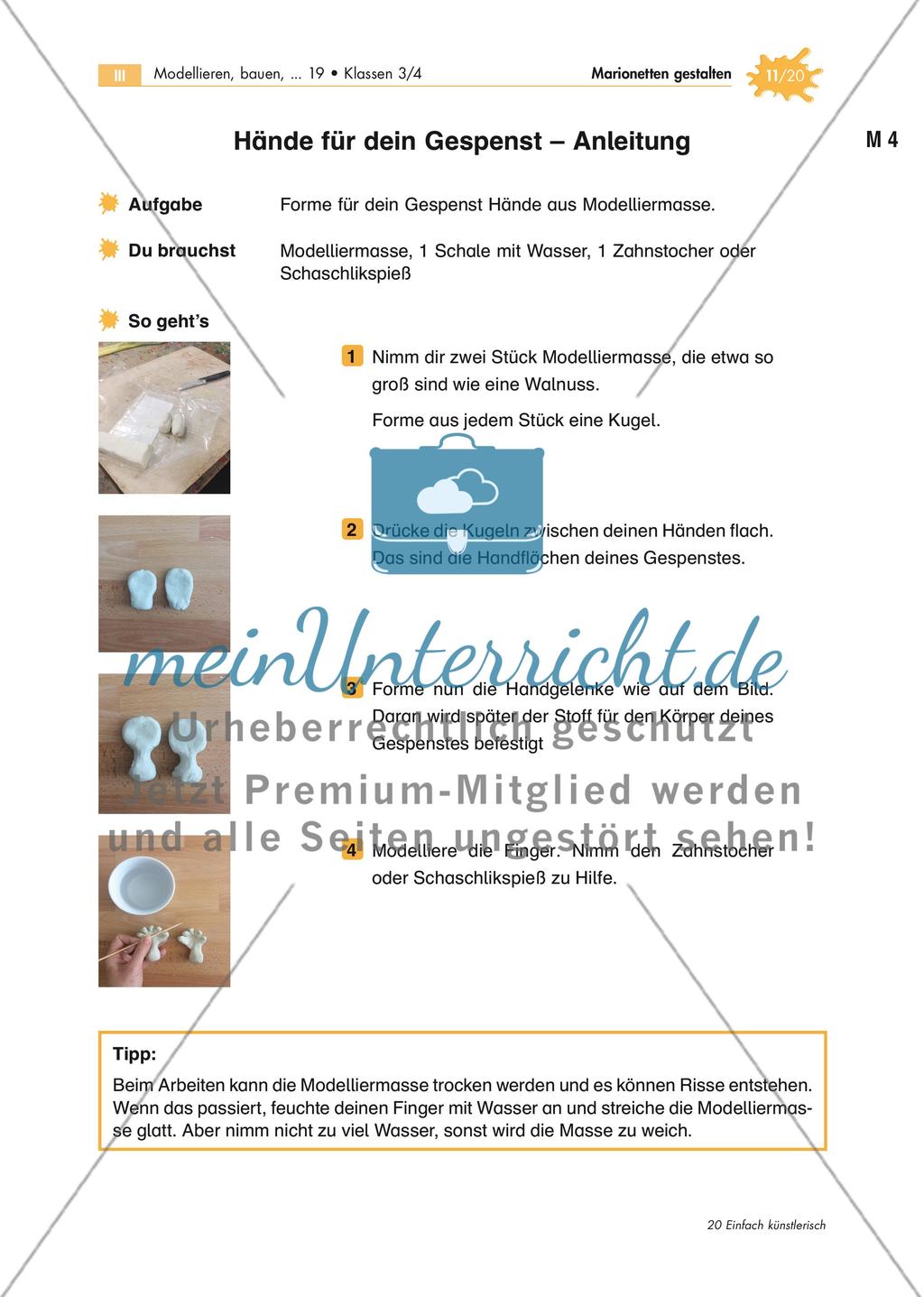 Gestaltung von Marionetten Preview 11