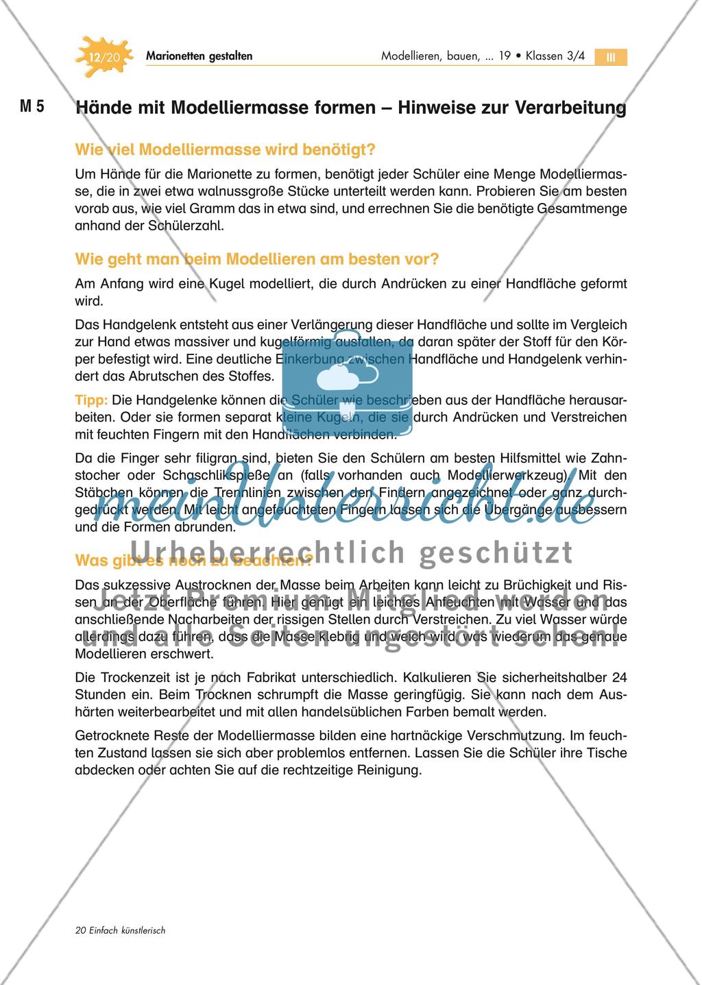 Gestaltung von Marionetten Preview 12