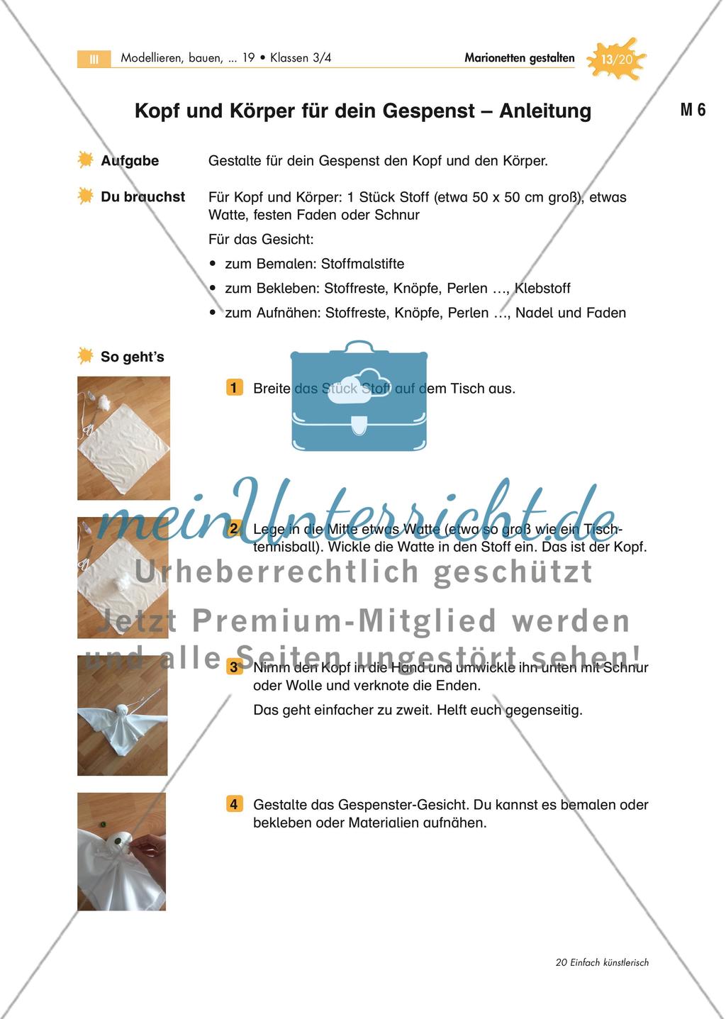 Gestaltung von Marionetten Preview 13
