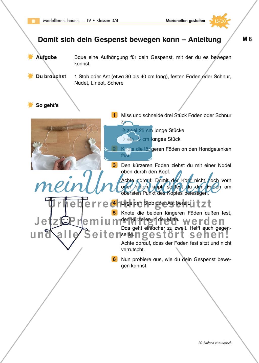 Gestaltung von Marionetten Preview 15