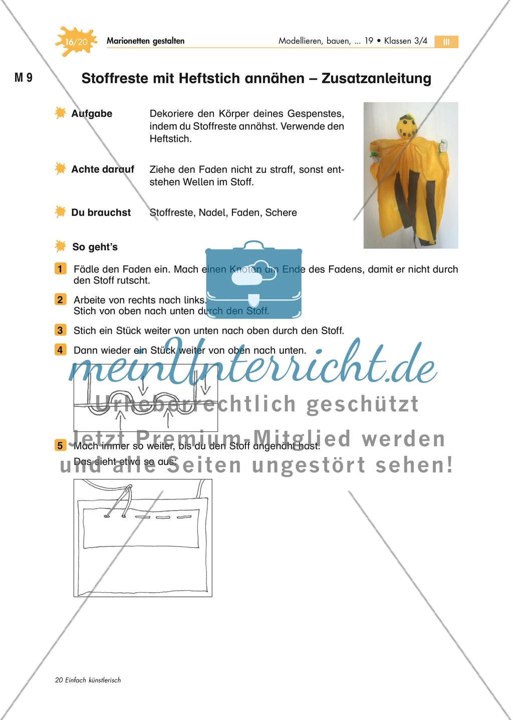 Gestaltung von Marionetten Preview 16