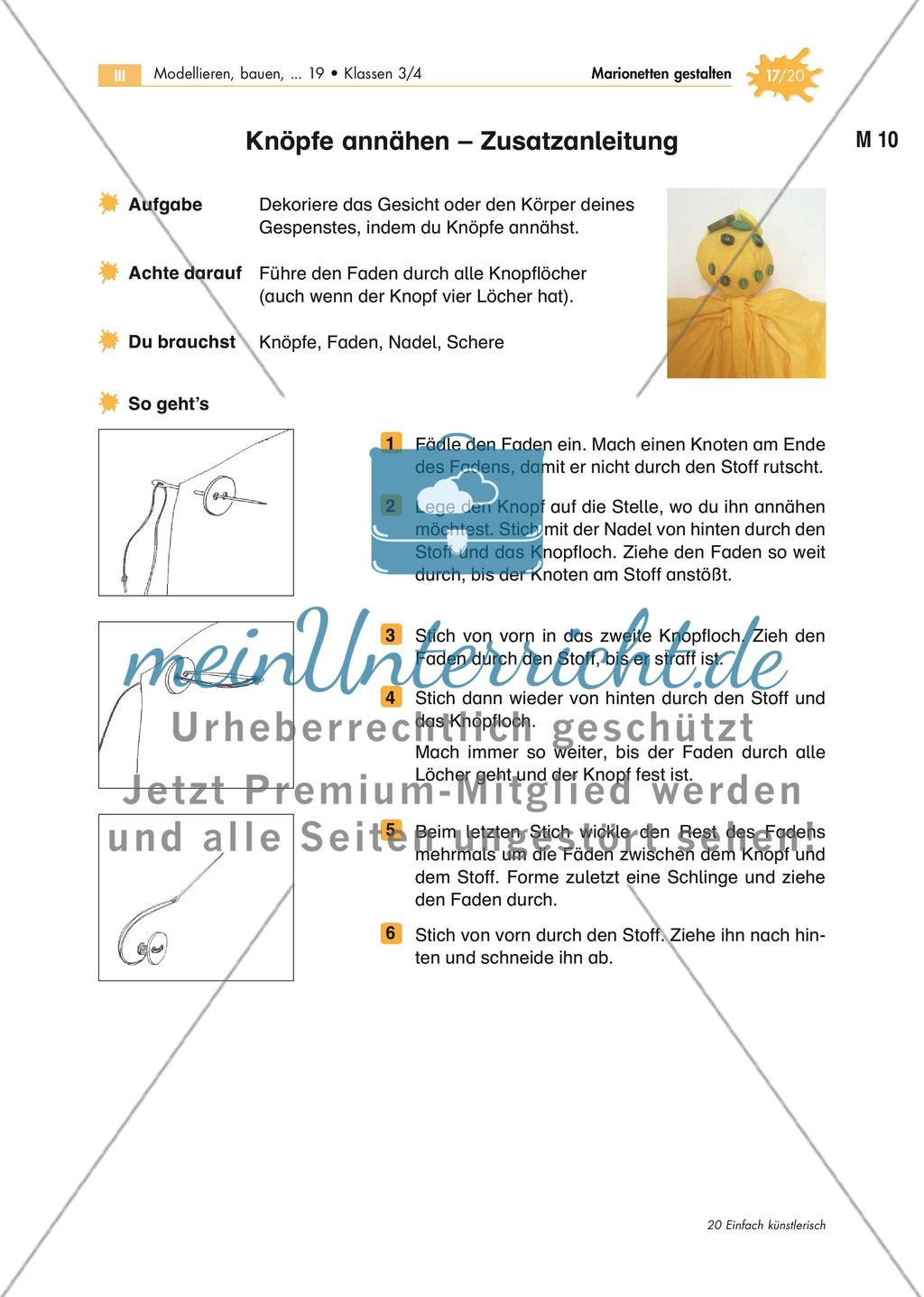Gestaltung von Marionetten Preview 17