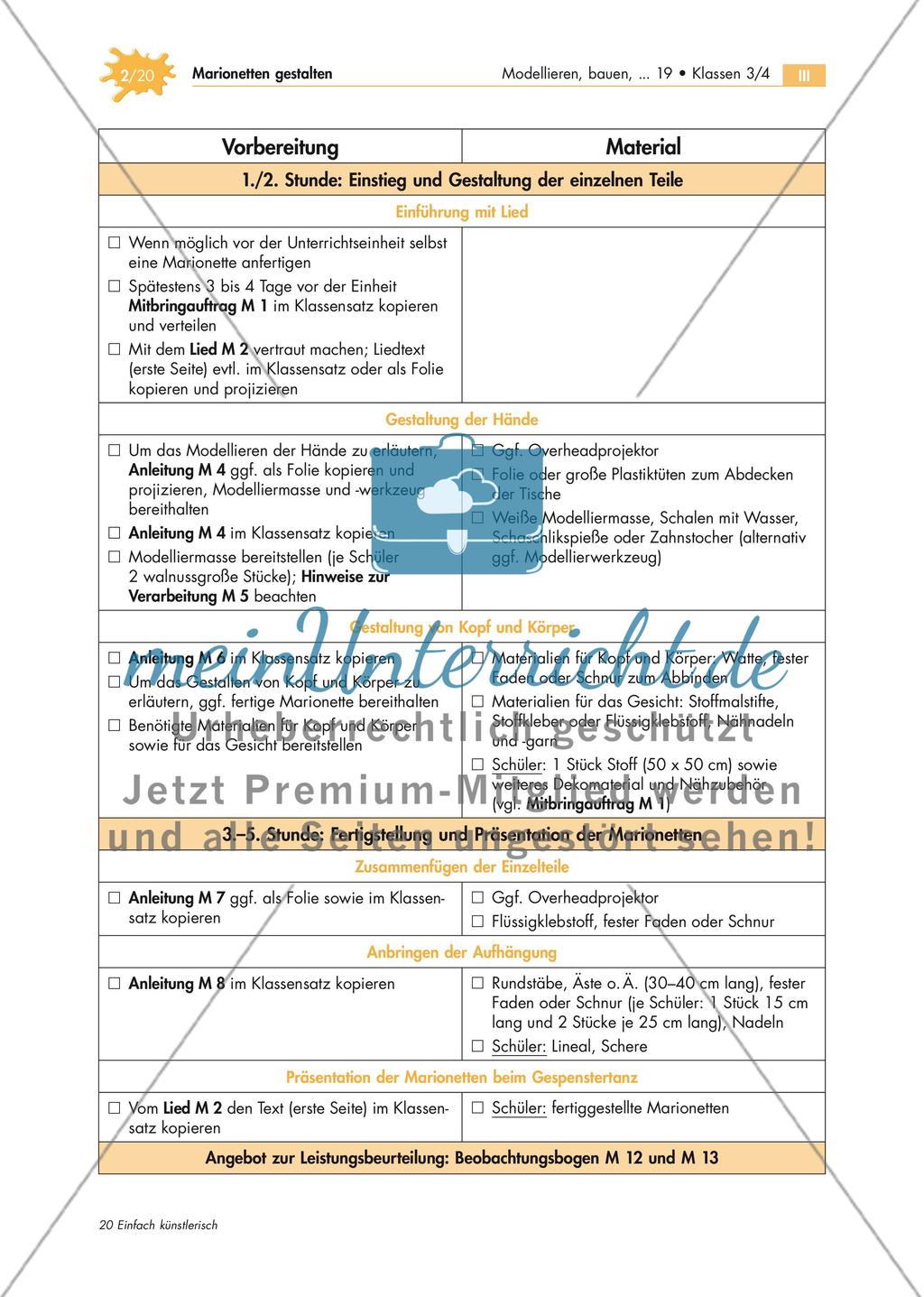 Gestaltung von Marionetten Preview 2
