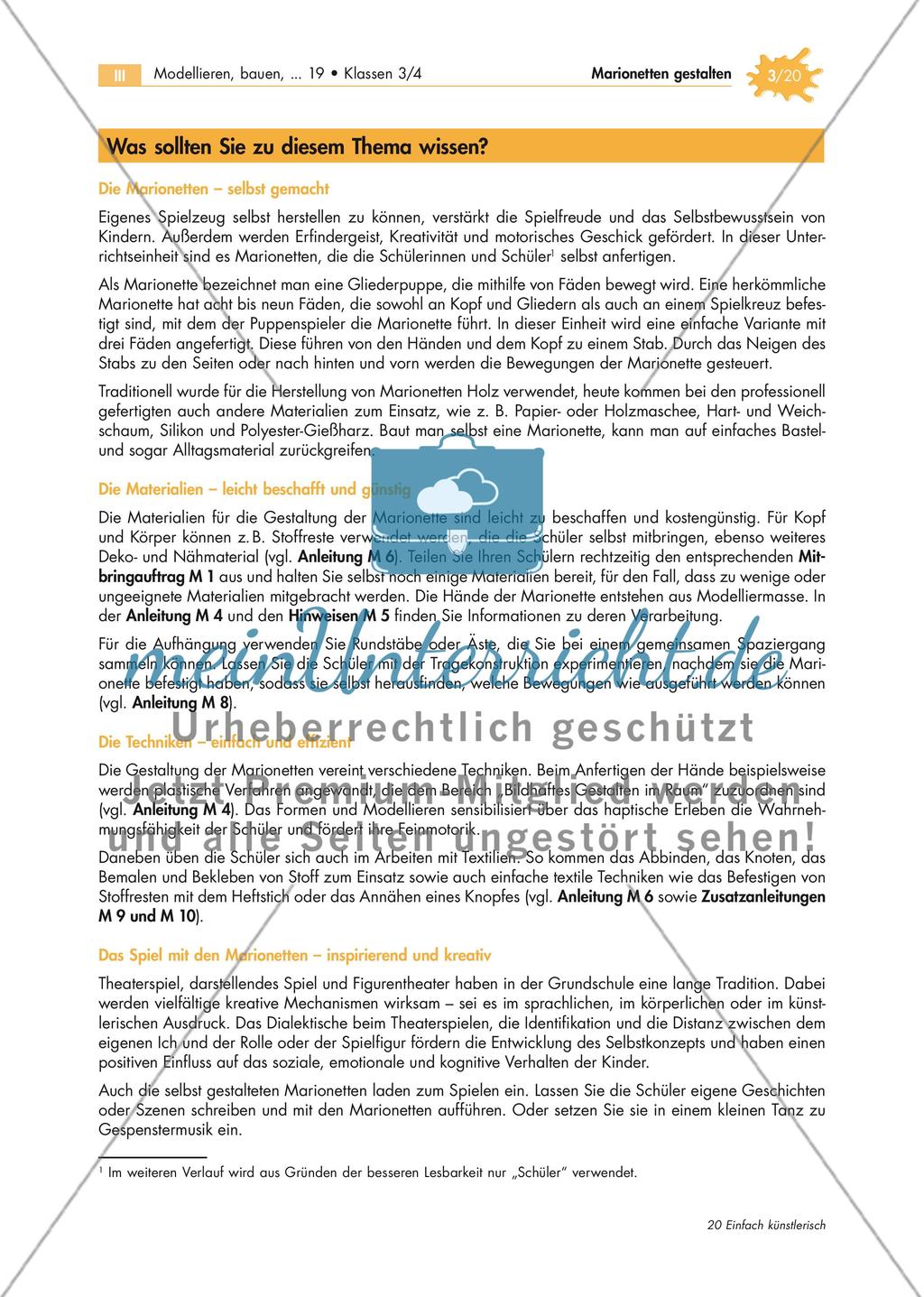 Gestaltung von Marionetten Preview 3