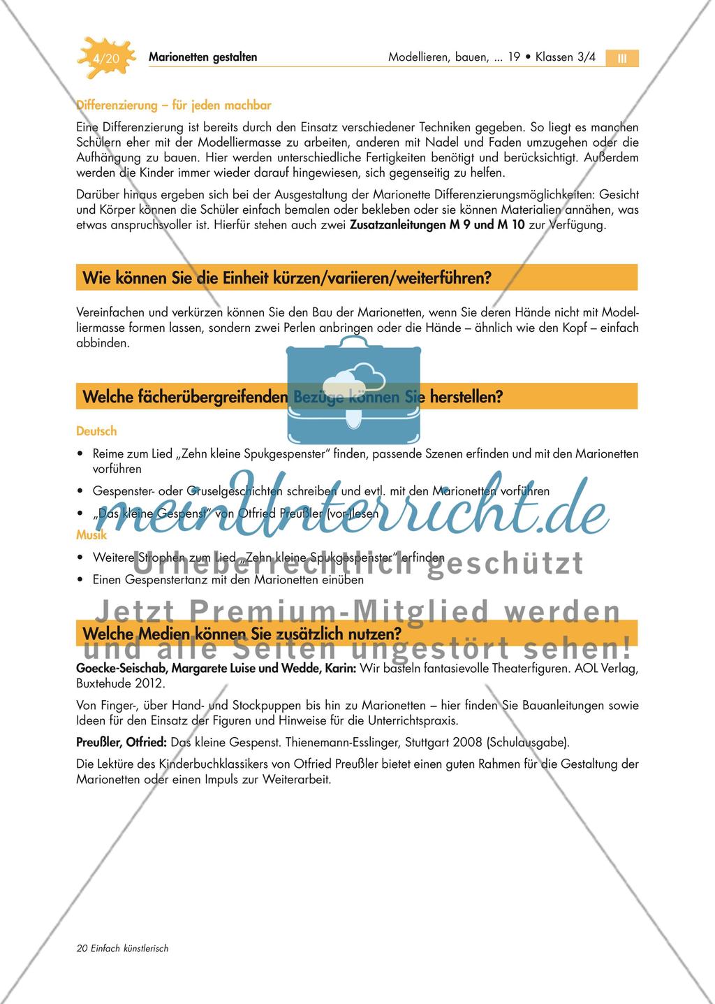 Gestaltung von Marionetten Preview 4