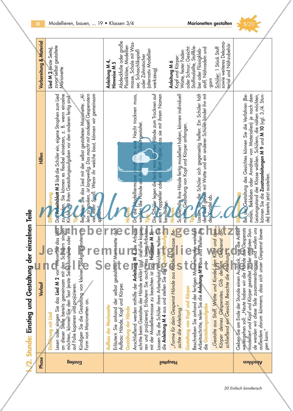Gestaltung von Marionetten Preview 5