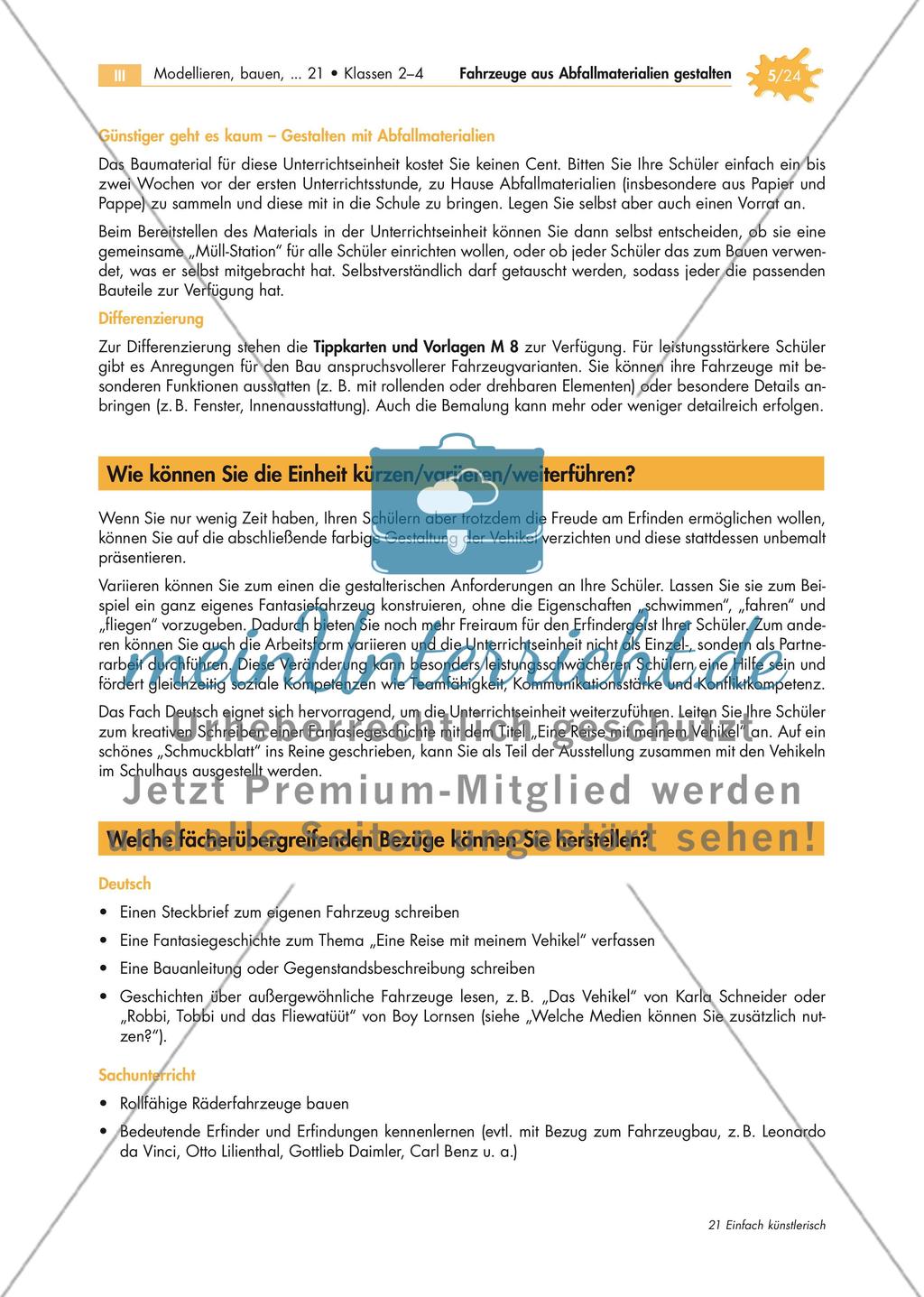 Ein Fahrzeug aus Abfallmaterialien gestalten Preview 5