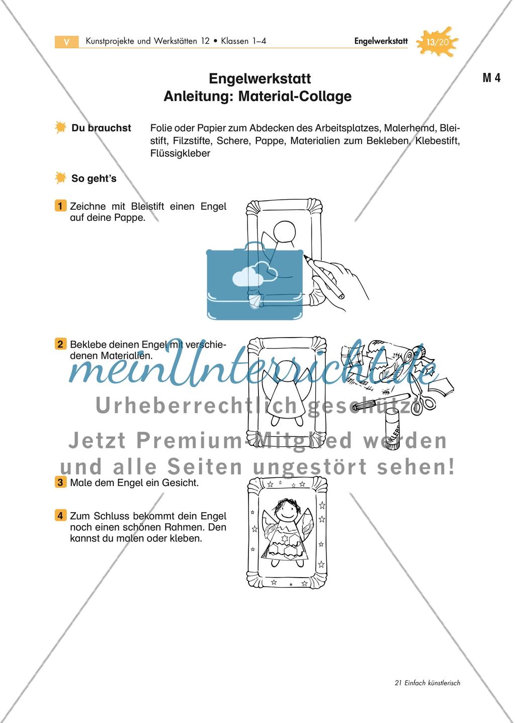 Gestaltung von Engeln mit unterschiedlichen Verfahren Preview 13