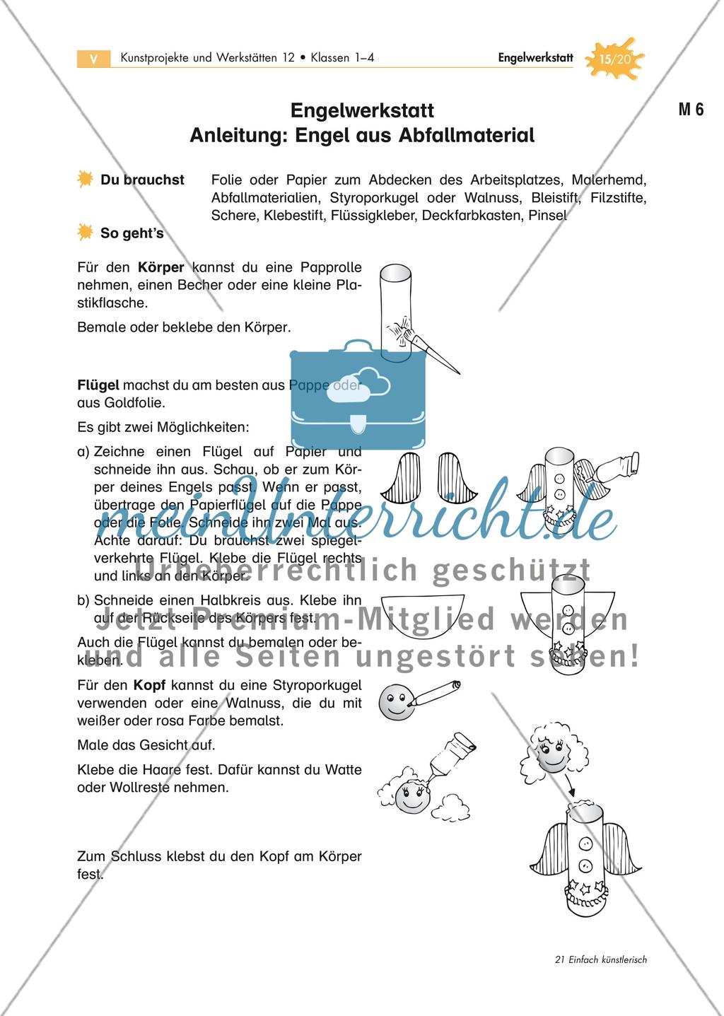 Gestaltung von Engeln mit unterschiedlichen Verfahren Preview 15