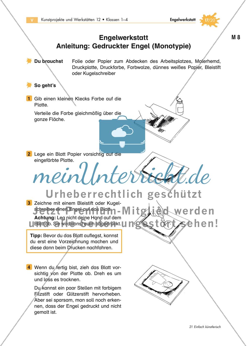 Gestaltung von Engeln mit unterschiedlichen Verfahren Preview 17