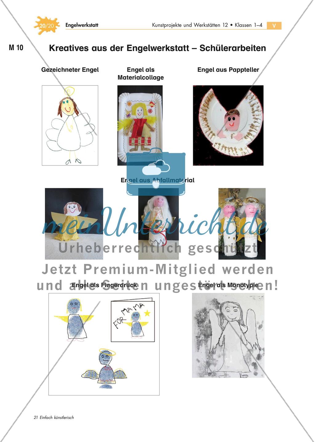 Gestaltung von Engeln mit unterschiedlichen Verfahren Preview 20