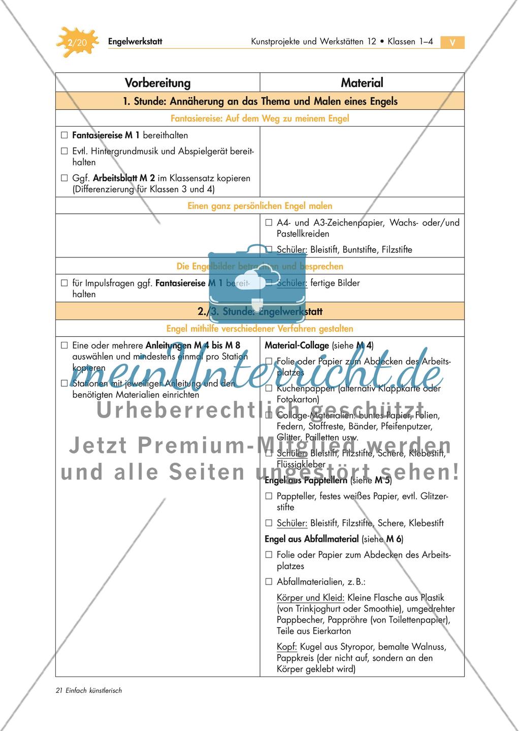 Gestaltung von Engeln mit unterschiedlichen Verfahren Preview 2