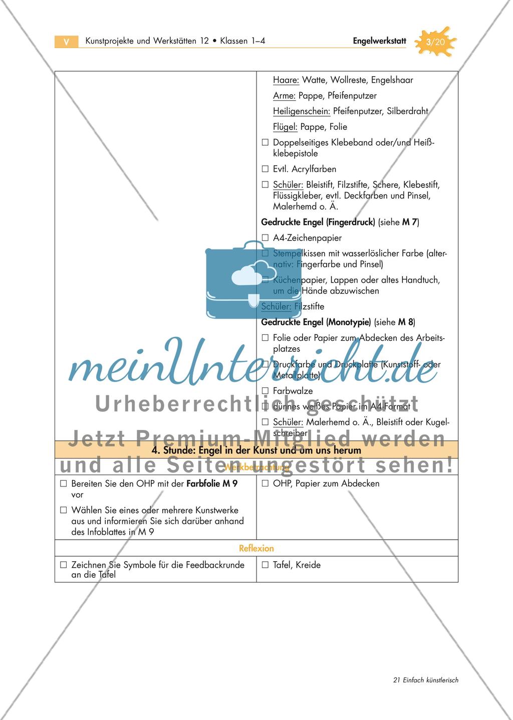 Gestaltung von Engeln mit unterschiedlichen Verfahren Preview 3