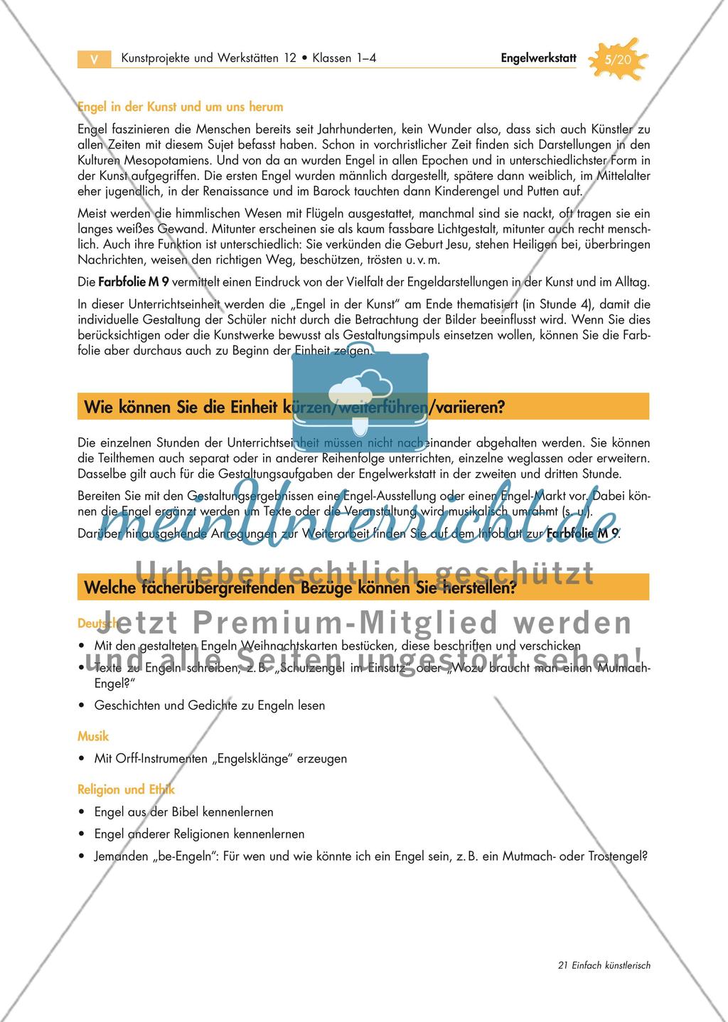 Gestaltung von Engeln mit unterschiedlichen Verfahren Preview 5