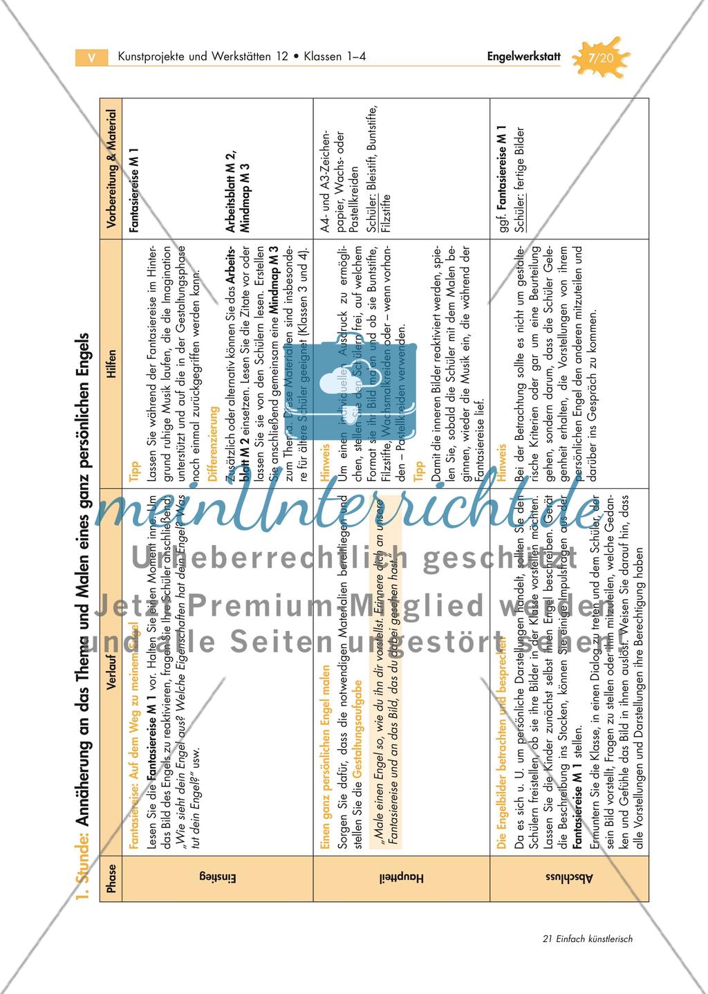 Gestaltung von Engeln mit unterschiedlichen Verfahren Preview 7