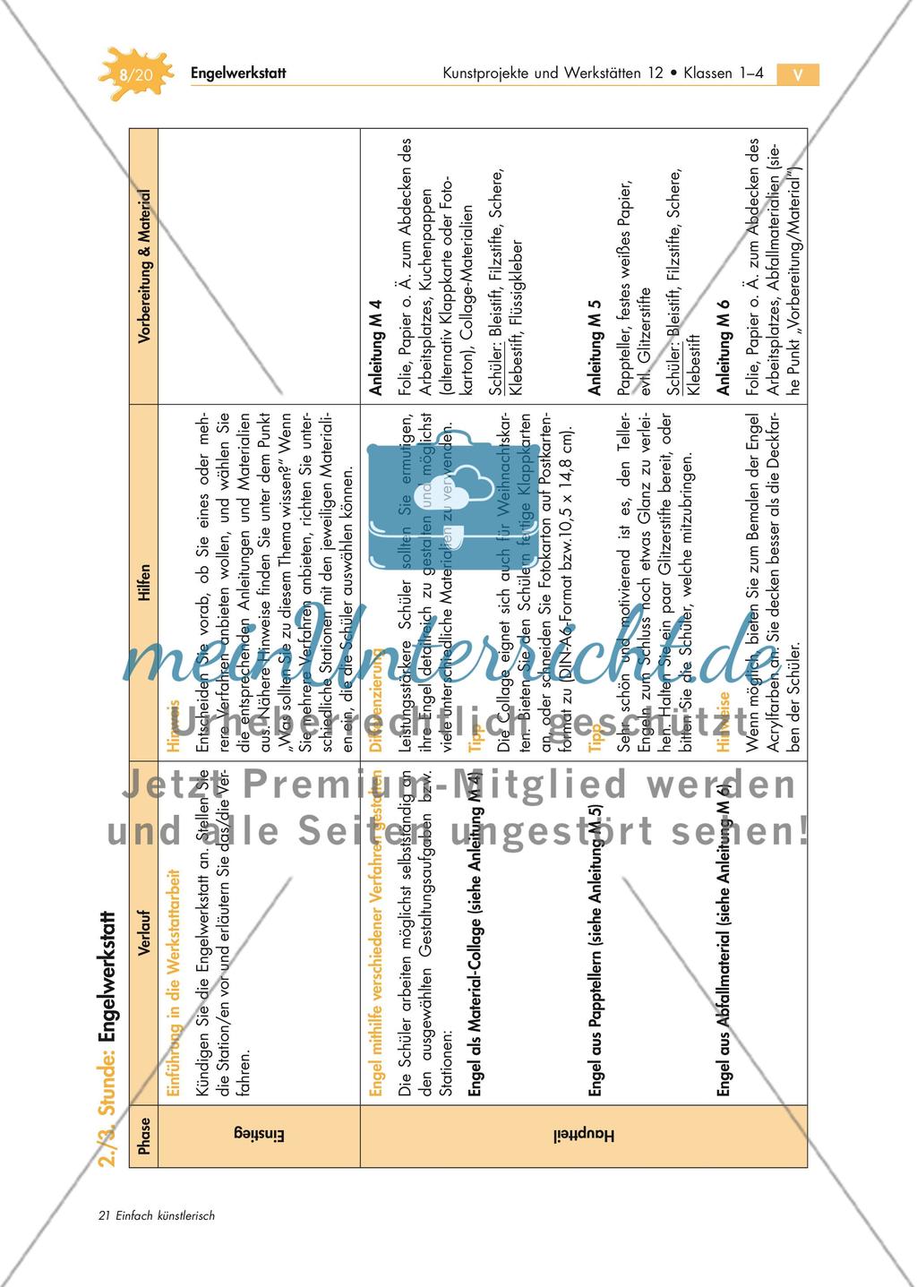 Gestaltung von Engeln mit unterschiedlichen Verfahren Preview 8