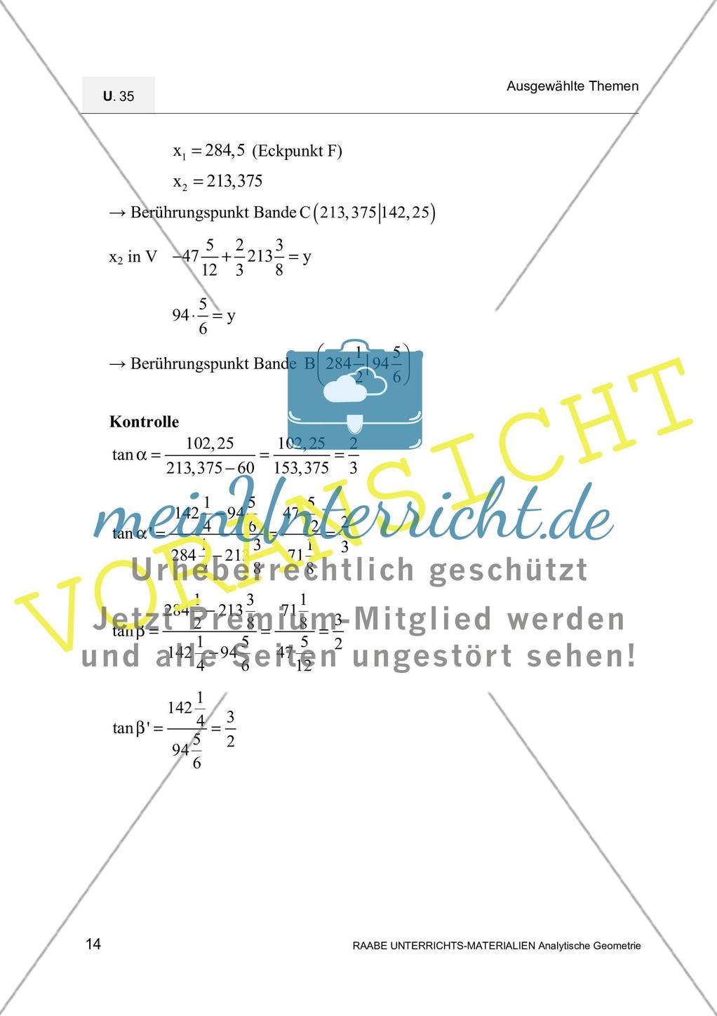 Analytische Geometrie auf dem Billardtisch Preview 11