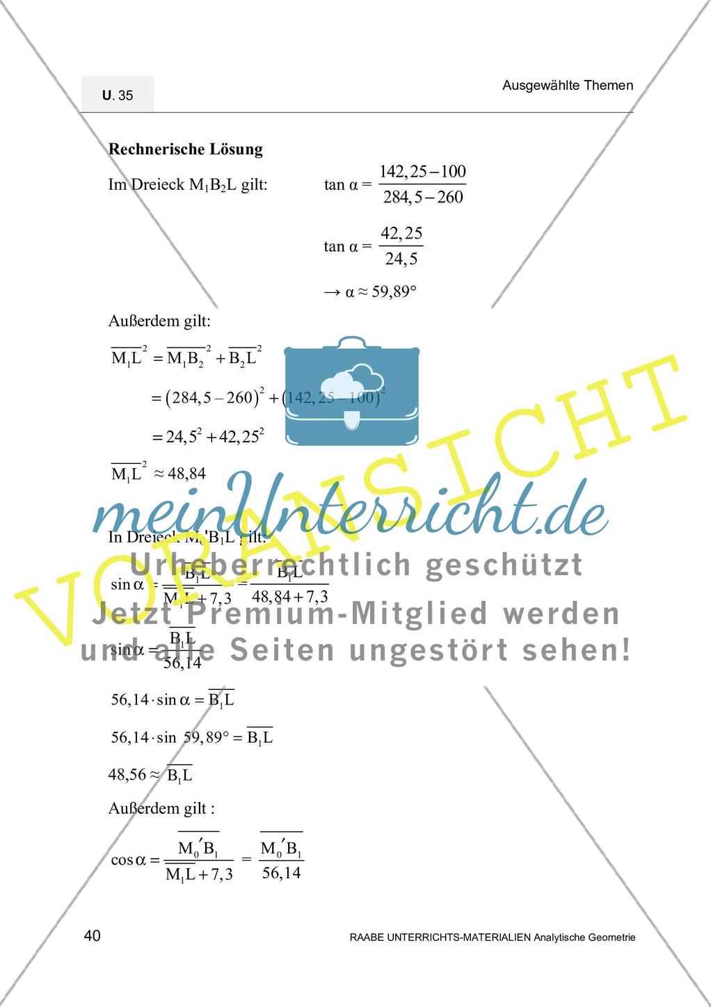 Analytische Geometrie auf dem Billardtisch Preview 13