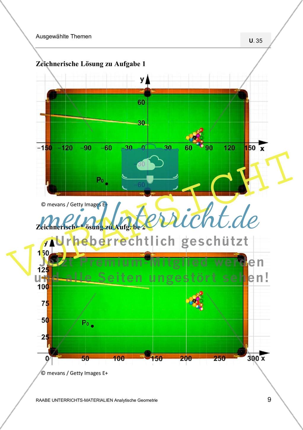 Analytische Geometrie auf dem Billardtisch Preview 6