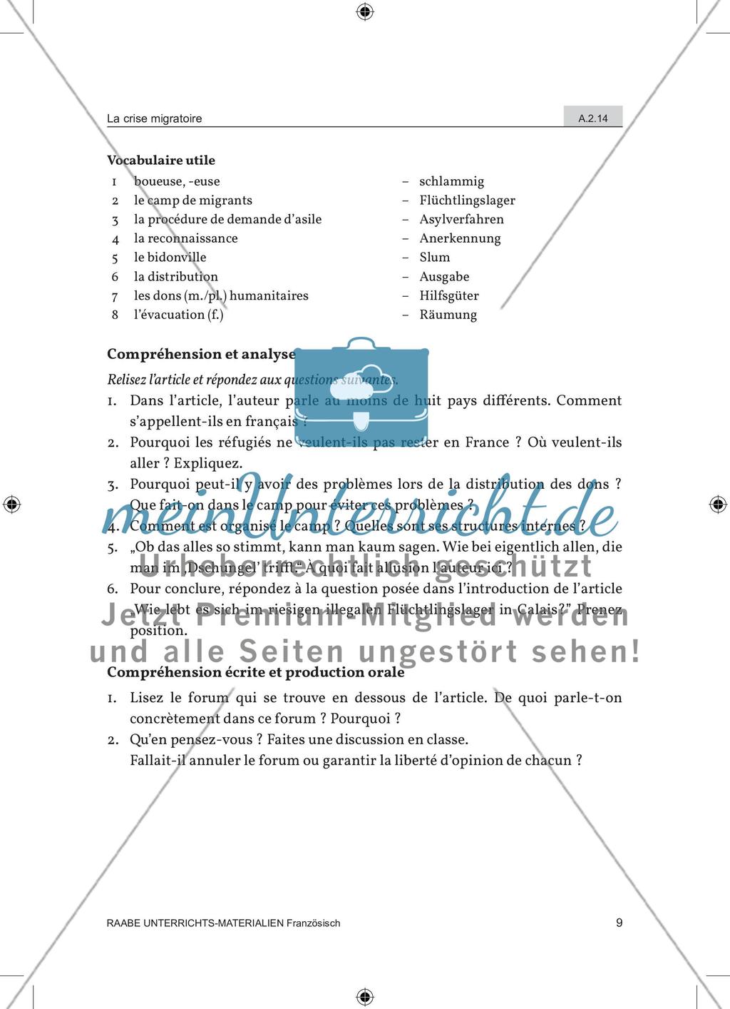 Migration in Frankreich Preview 4