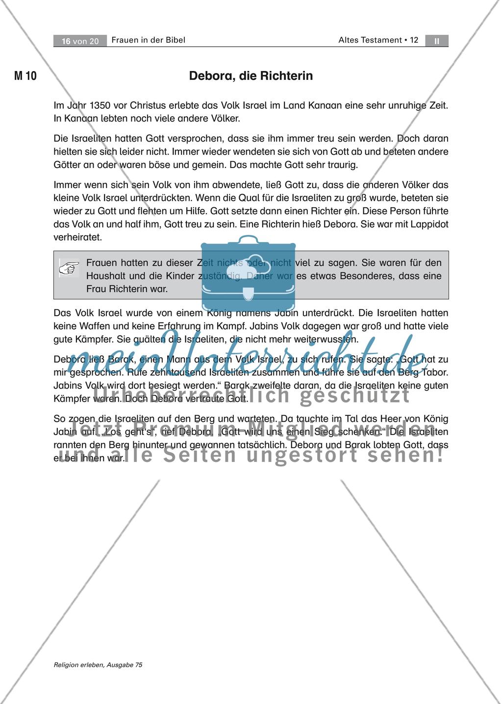 Altes Testament: Frauen in der Bibel Preview 16