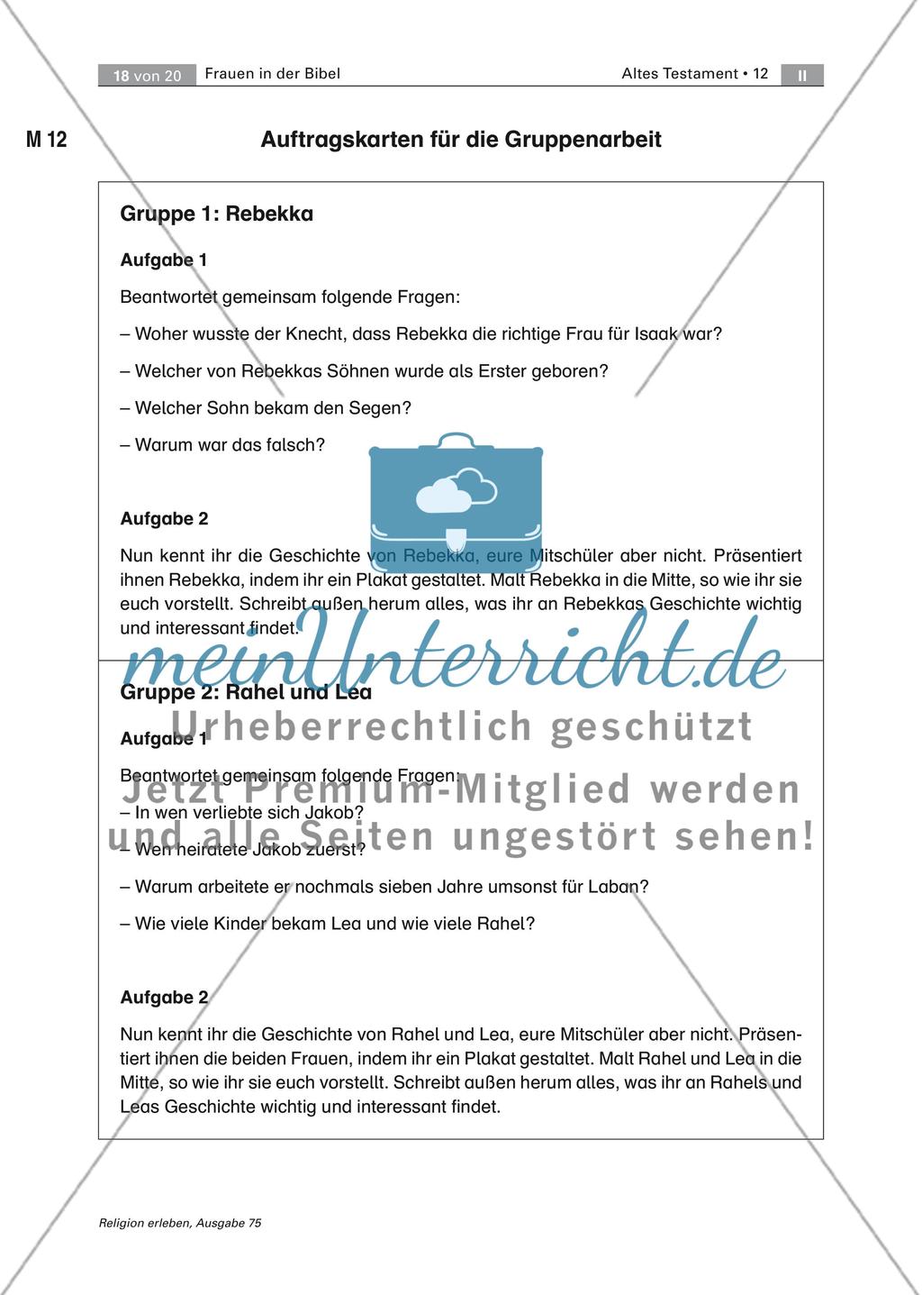 Altes Testament: Frauen in der Bibel Preview 18