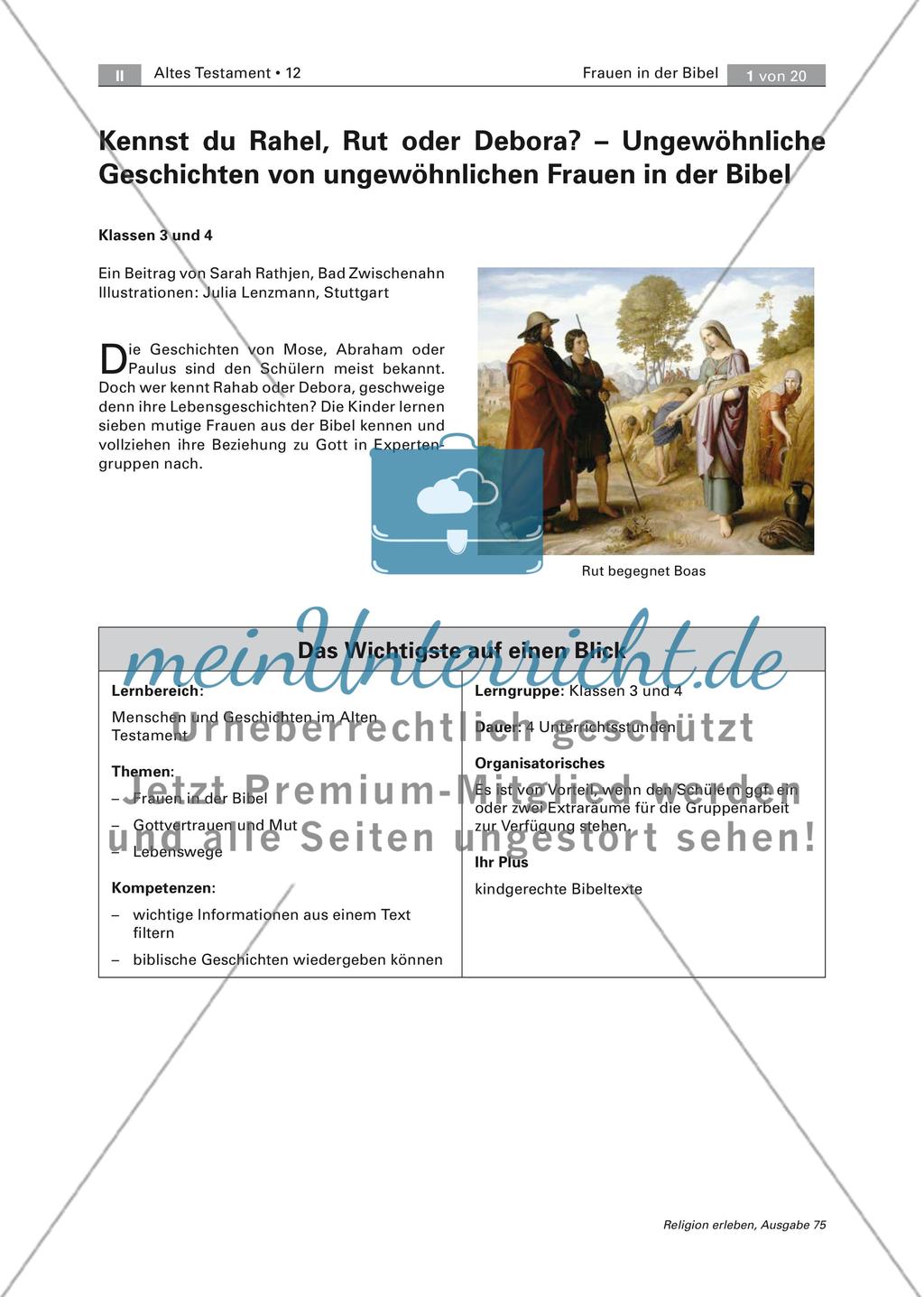 Altes Testament: Frauen in der Bibel Preview 1