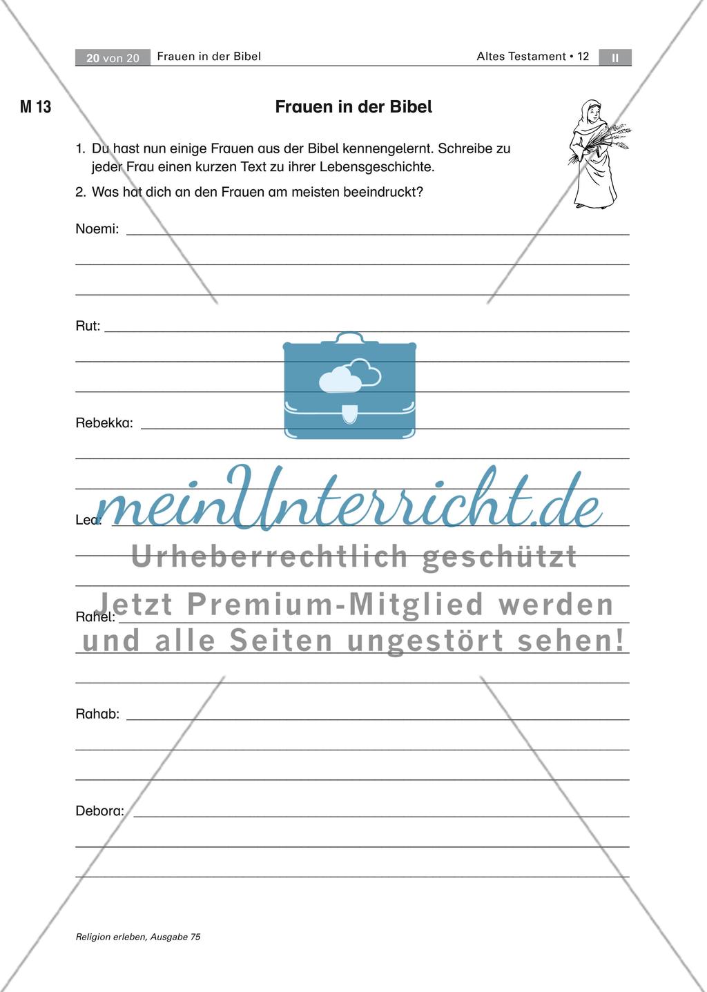 Altes Testament: Frauen in der Bibel Preview 20