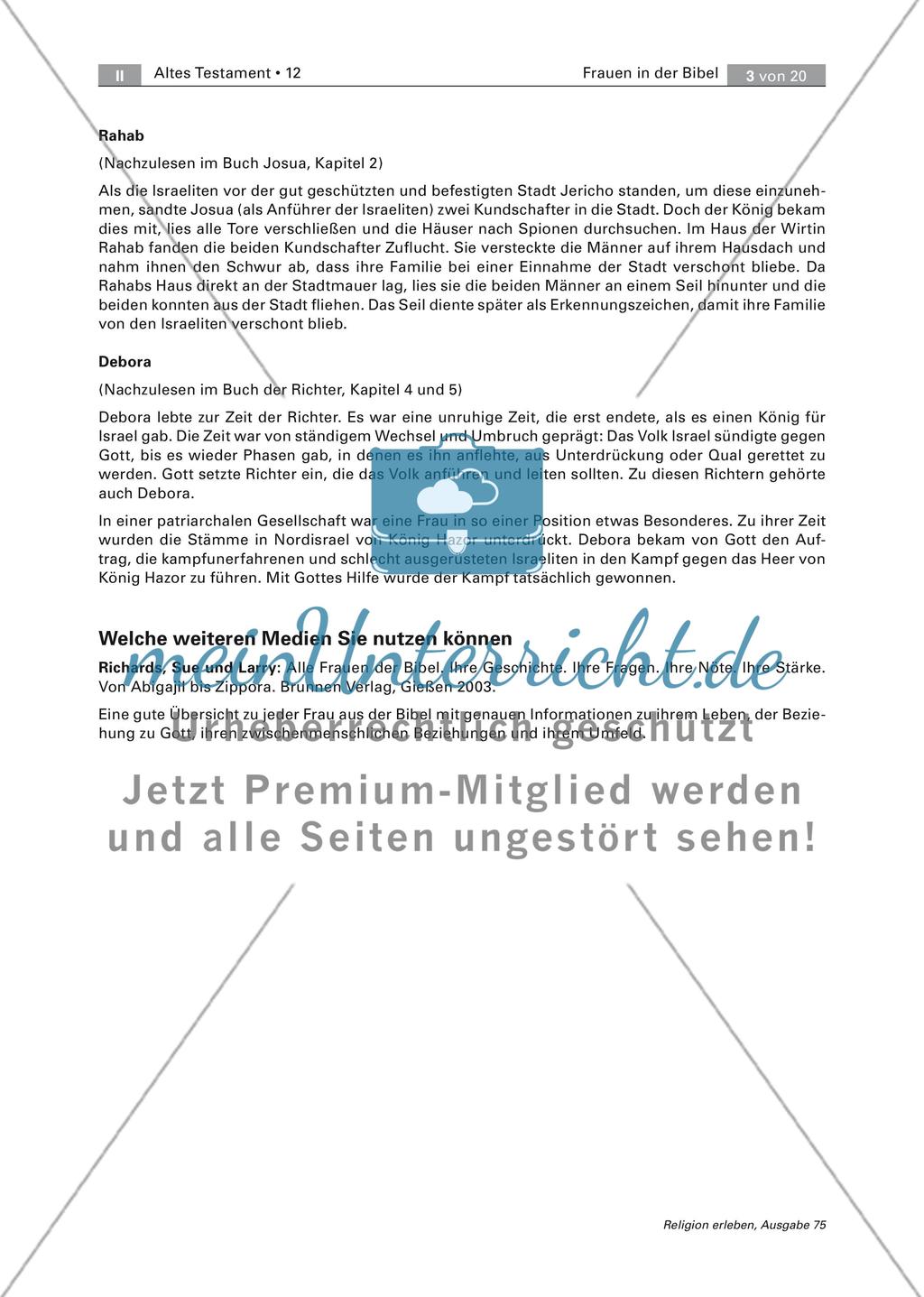 Altes Testament: Frauen in der Bibel Preview 3