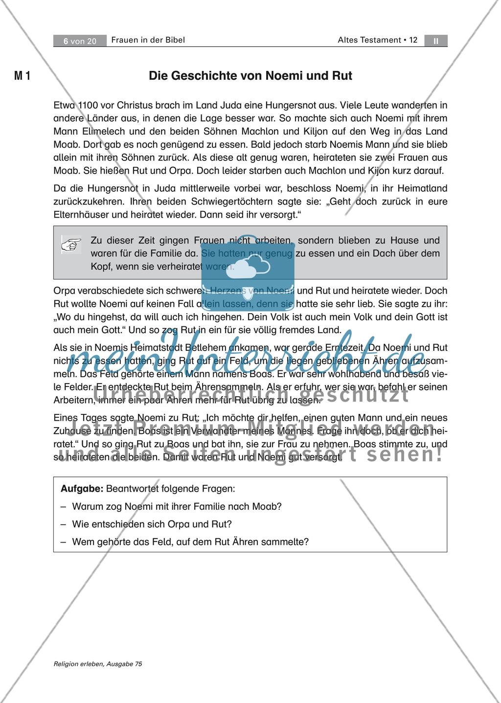 Altes Testament: Frauen in der Bibel Preview 6