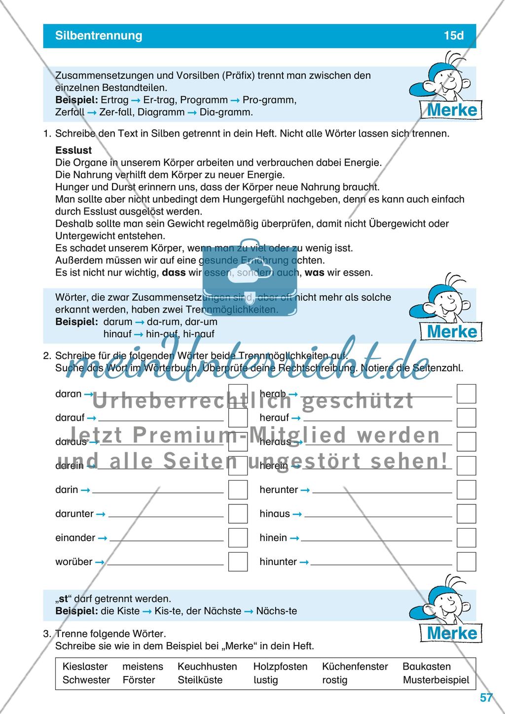 Lerneinheit: Silbentrennung Preview 4