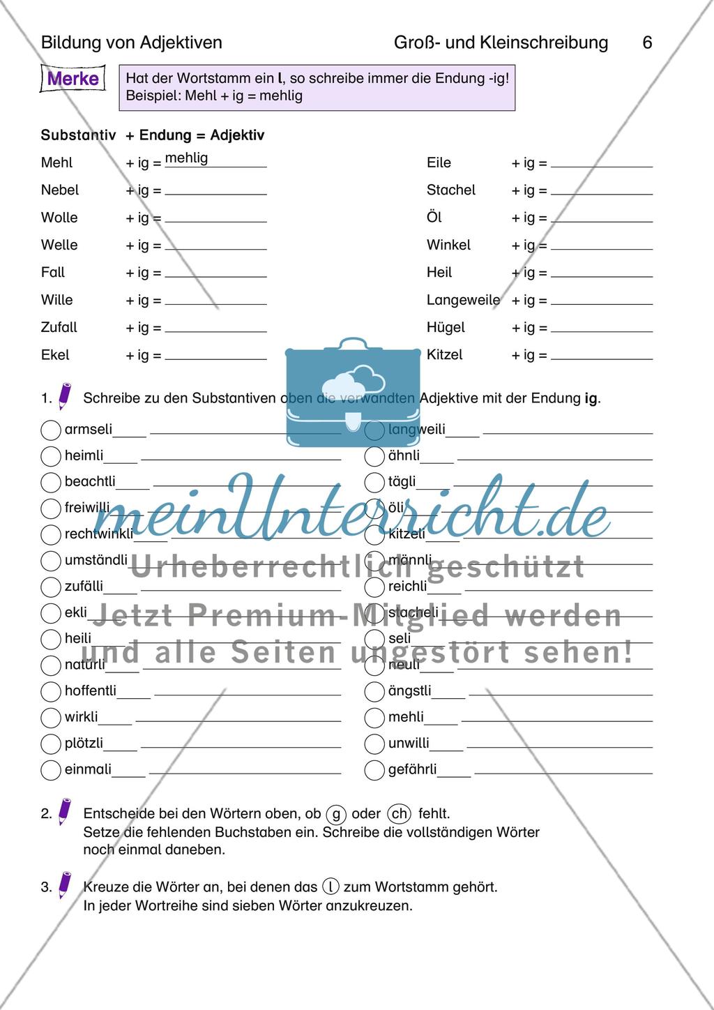 Groß und Kleinschreibung meinUnterricht