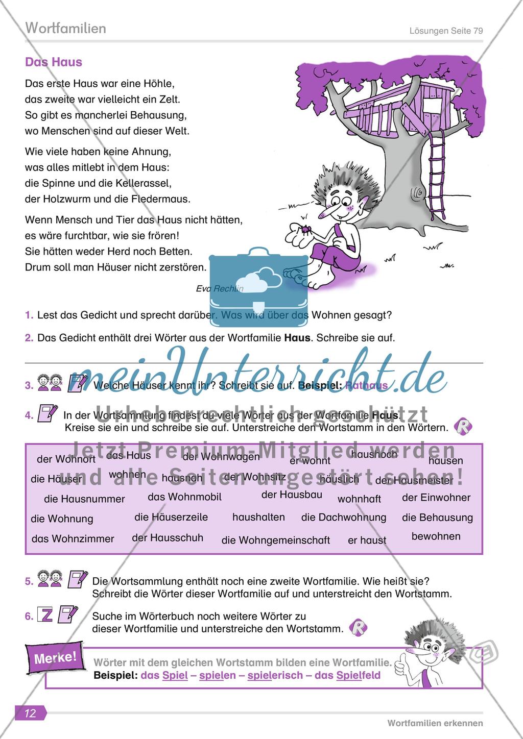 Wortfamilien Preview 1