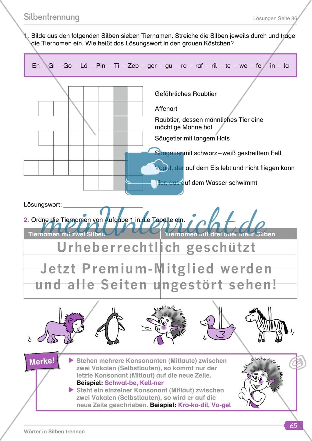 Silbentrennung Preview 2