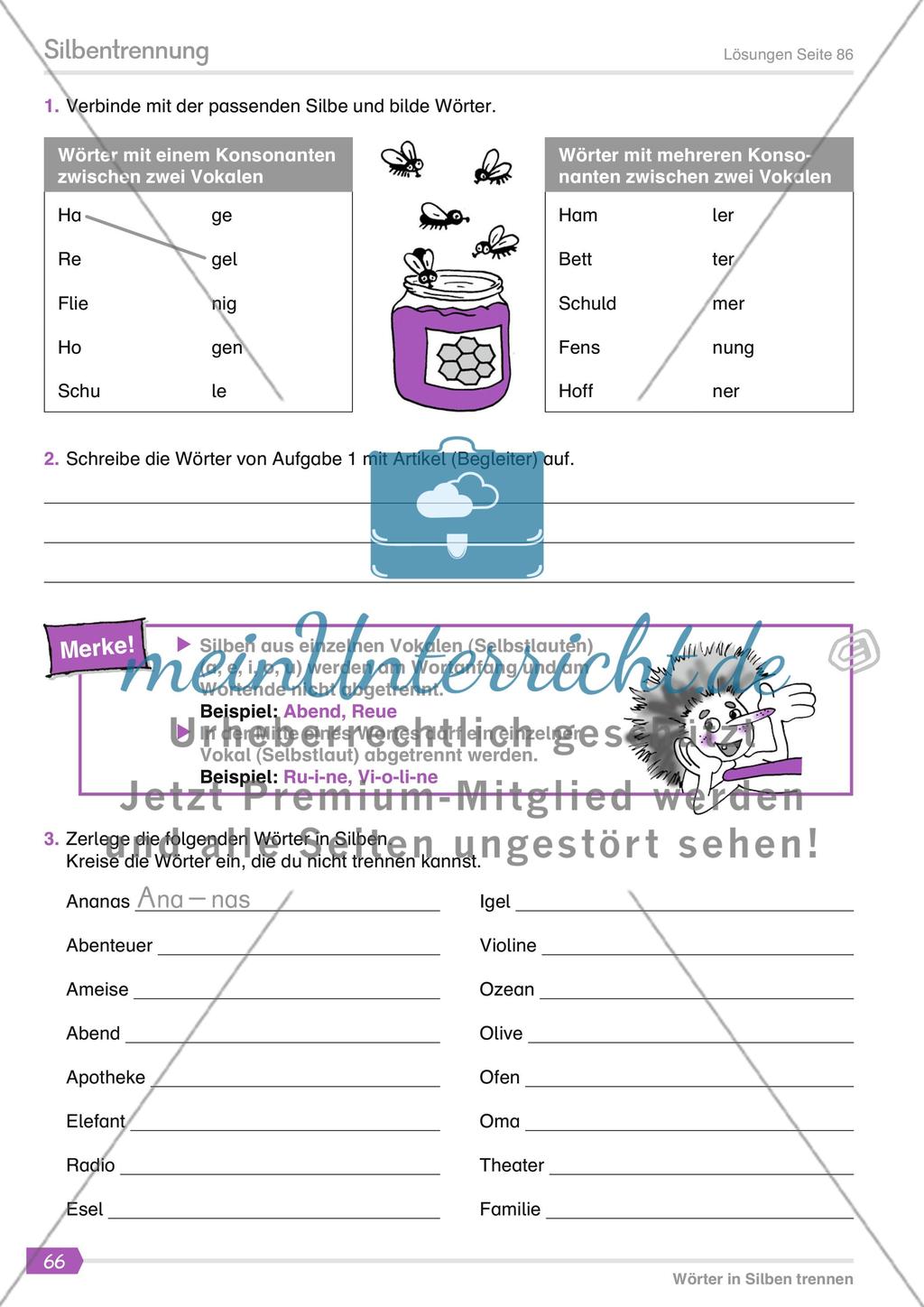 Silbentrennung Preview 3