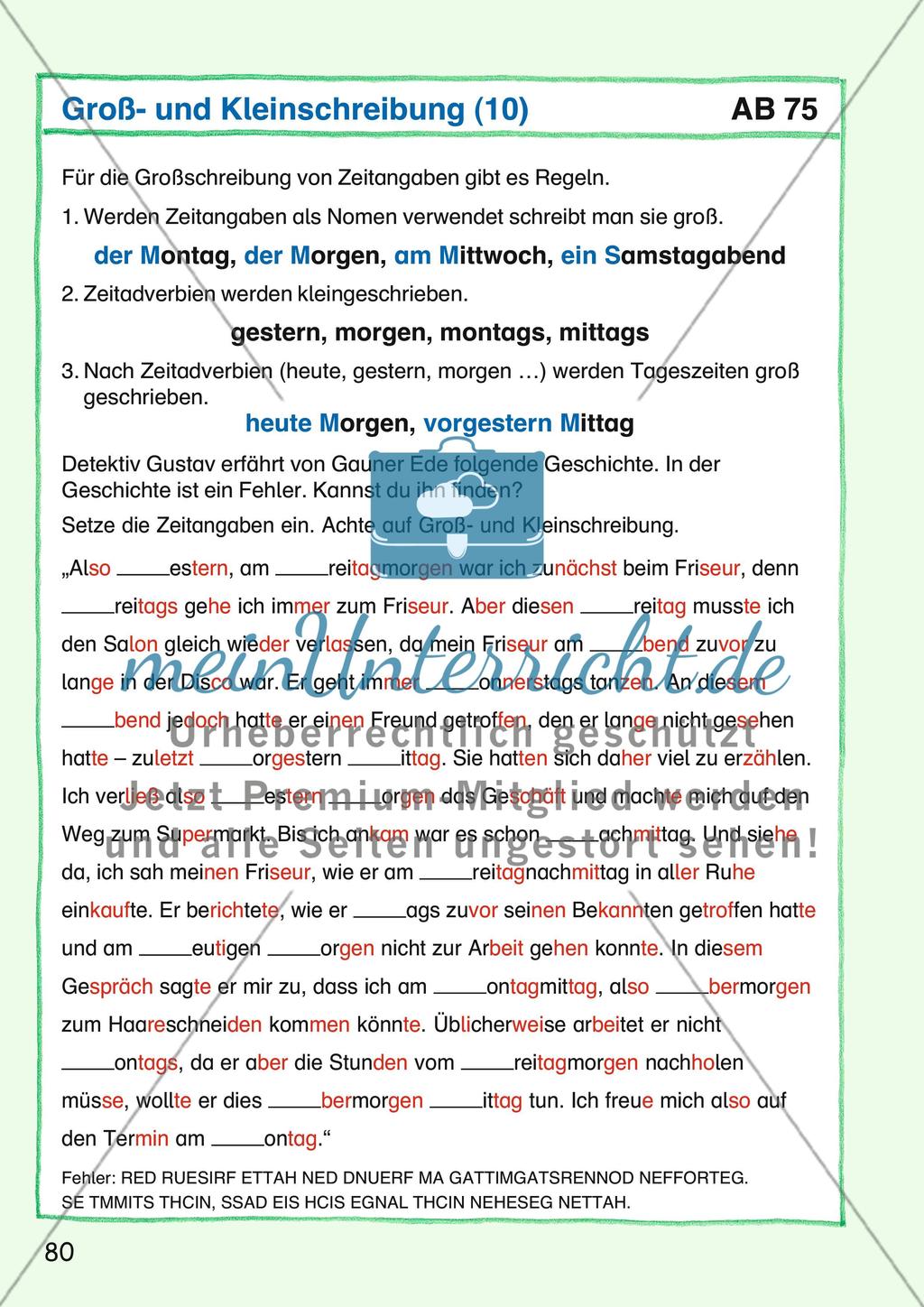 Groß- und Kleinschreibung Preview 11